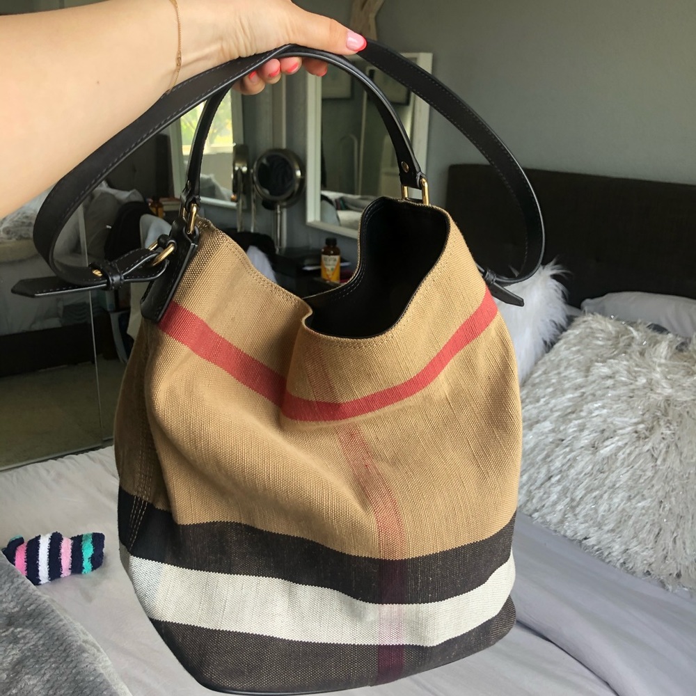 Authentic Burberry Bucket Bag